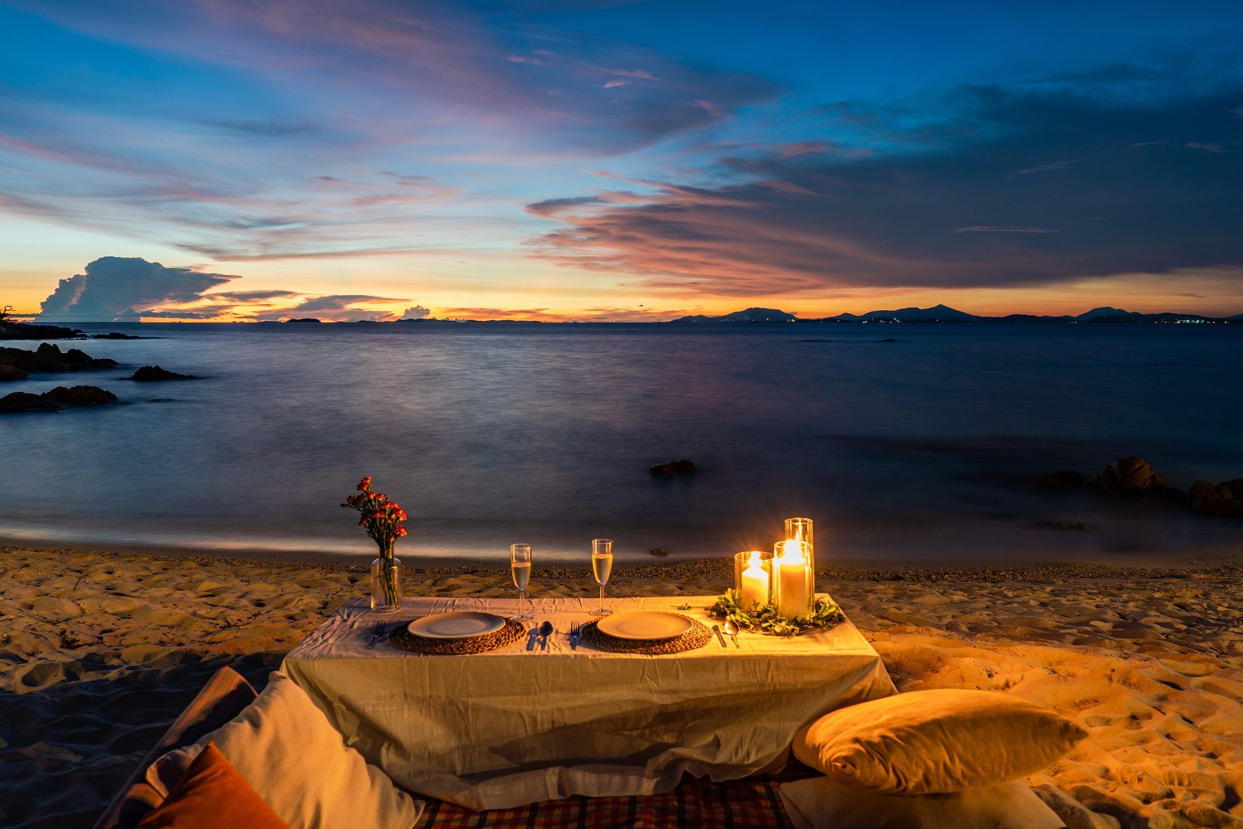 Romantic beach